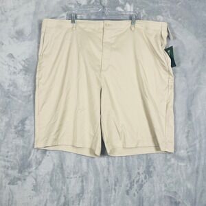 Pro Tour Golf Shorts Mens 48 Khaki NWT Active Waistband PZBSB041 107 $70